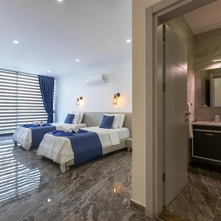 Kamile Sultan Deniz Manzarali Jakuzili Villa Kalkan